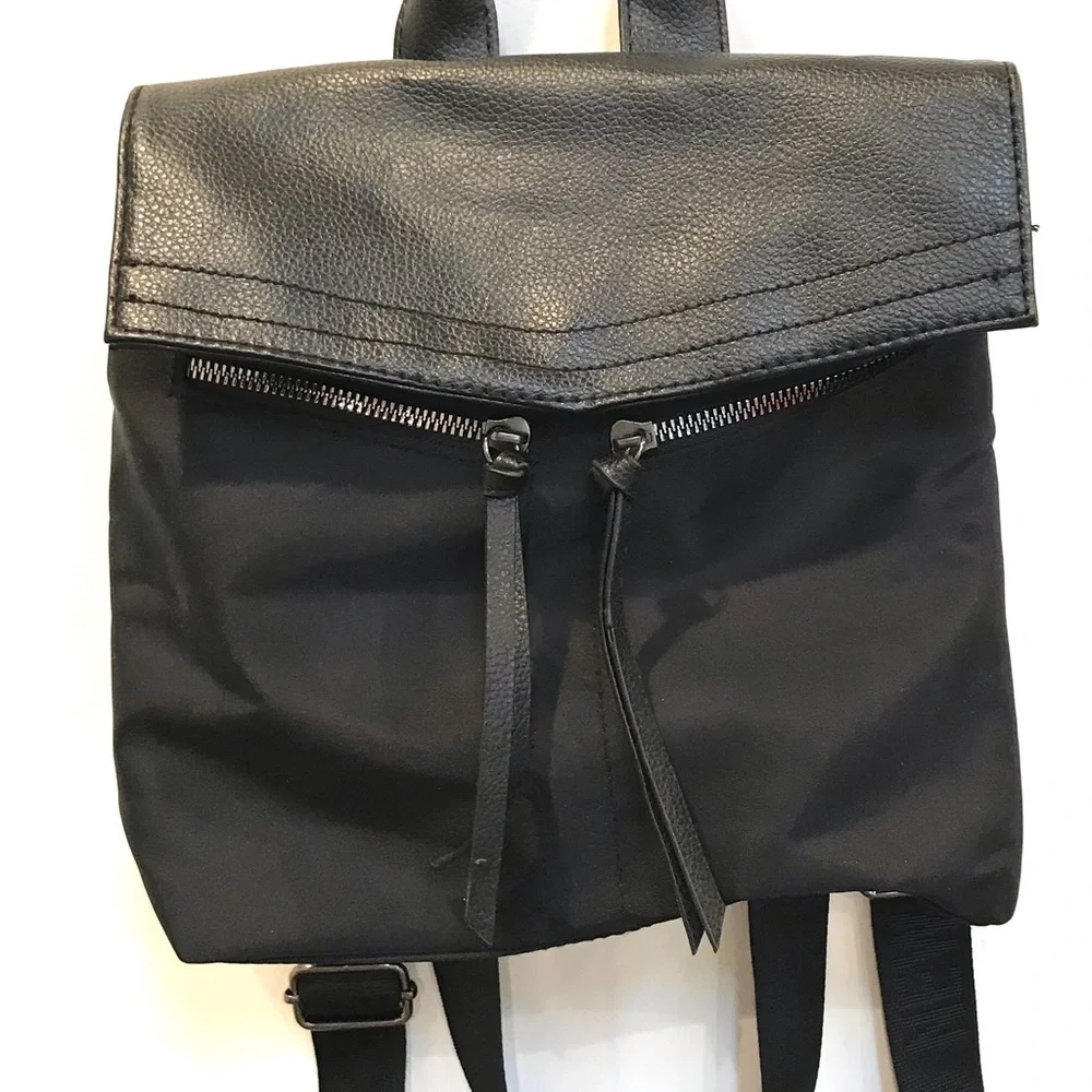Botkier New York Vegan Trigger Black Backpack